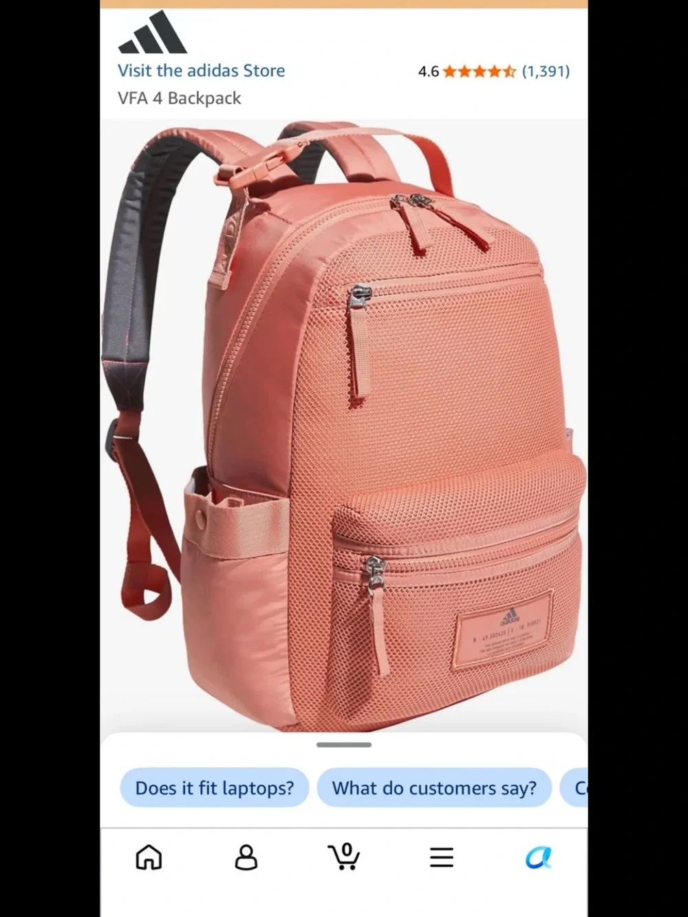 Adidas VFA 4 Mid Size Backpack